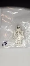Lego Vintage Skeleton w/ Standard Skull Minifigure gen001 Castle, Pirate, Divers