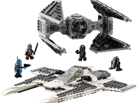 75348 LEGO | Star Wars | Mandalorian Fang Fighter vs TIE Interceptor | Retired