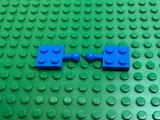 2x LEGO Blue Modified Plate 2 x 2 w/Tow Ball 3538 1793 6983 6091 6098 #3729
