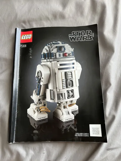 LEGO Star Wars 75308 R2-D2 Instruction Manual Book 1 Genuine OEM Good Cond