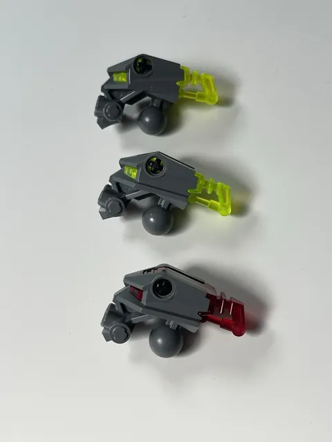 Lego Bionicle 47312 Lot Of 3 Head Connector Block & Brain Stalk
