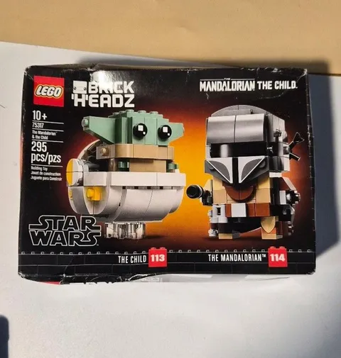 LEGO BrickHeadz Star Wars Mandalorian & The Child 75317 New Sealed Box