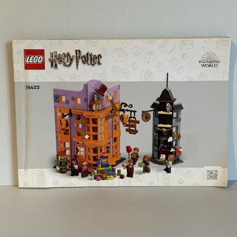Lego Harry Potter 76422 Diagon  Weasleys’ Wizard Wheezes Instruction Manual READ