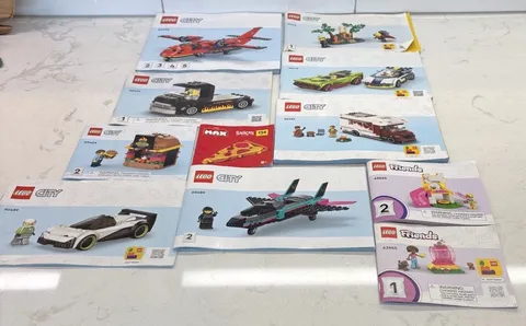 Lego Instruction Manual Various City & 1 Friends Lot of 7 60413 - 60404
