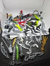 Lego Bionicle Weapons Lot Bulk Lot Of 90 Pieces Assorted Pearl Light Gray Silver