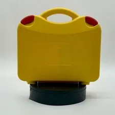 LEGO Yellow Hard Carrying Case with Dividers Fast Shipping