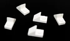 5 LEGO White 2x1 Slope w 2/3 cutout 45° angle sloped incline 1x2 15672 6069002