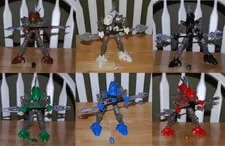 Lego Bionicle Rahkshi 8587 8588 8589 8590 8591 8592 Complete w/Kraata