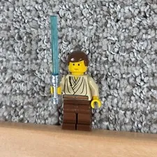 Lego Star Wars Minifigure Obi-Wan Kenobi 7203 sw0069 Padawan Braid