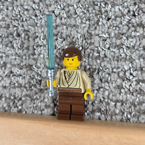 Lego Star Wars Minifigure Obi-Wan Kenobi 7203 sw0069 Padawan Braid