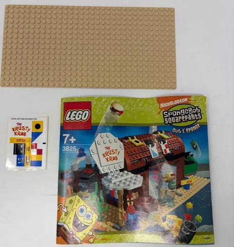 Lego 3825 SpongeBob The Krusty Krab 2006 Rare Vintage Anime Adult Collector