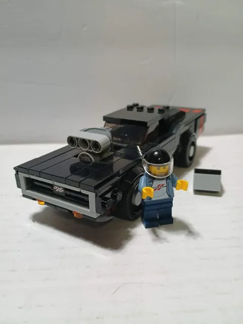 LEGO 75893 Speed Champions 1970 Dodge Charger R/T Car + Minifigure Used Retired