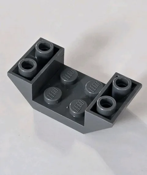 LEGO Parts - Dark Bluish Gray Slope Inverted 45 4 x 2 Double - No 4871