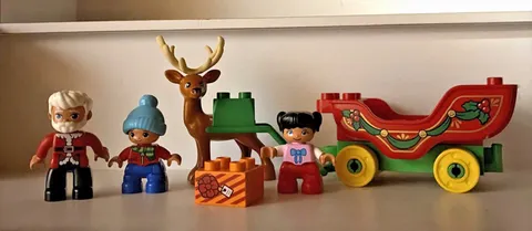 LEGO DUPLO  123 Christmas Santa Sleigh Reindeer 10837 children kids