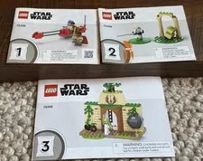 LEGO Star Wars 75358 Instructions Manuals Complete Set Tenoo Jedi Temple Yoda
