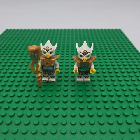 LEGO Legends of Chima Eagle Tribe Minifigure Lot 2 Figures Staff Genuine