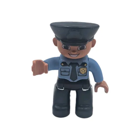 Duplo Lego Police Officer Mini Figure Replacement Piece Part Cop Deputy 