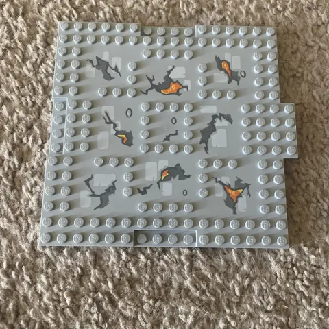 LEGO PLATE 16X16X6,4 NO.3 6135195 24827 Connectable Designed Plate