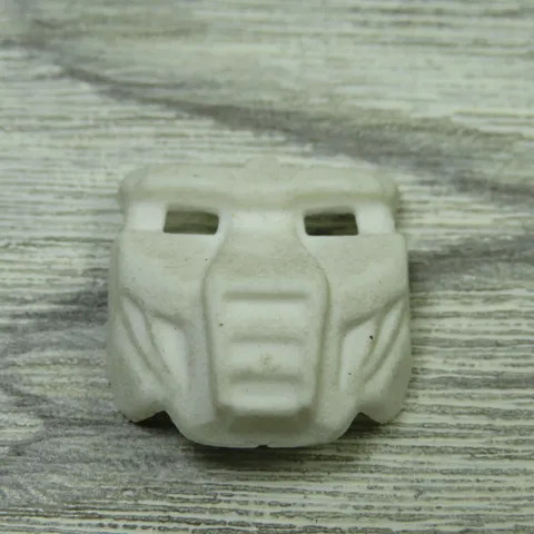 LEGO Bionicle - MASK - 42042 - "YO" - Rubber - White - Genuine Replacement
