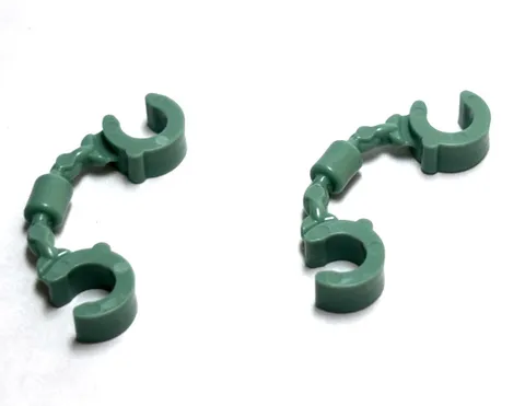 Lego - Minifigure Utensil - Lot of 2 - Sand Green, Handcuffs