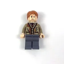 Lego Arthur Weasley Minifigure Half Blood Prince hp211 Tan Patchwork Sweater