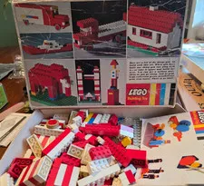 Vintage LEGO Set No 205 STARTER SET 1966 Beginner Building Set (Not Checked)