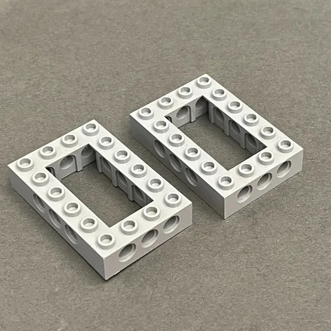 Lego 32531 Light Blue Gray Replacement Add-on Pieces Parts Lot of 2