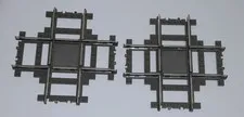 Lego System Train 9V Set Rail Crossing (4519) x 2