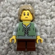 LEGO Peasant Child Minifigure cas489 Castle Kingdoms Medieval Village Figure