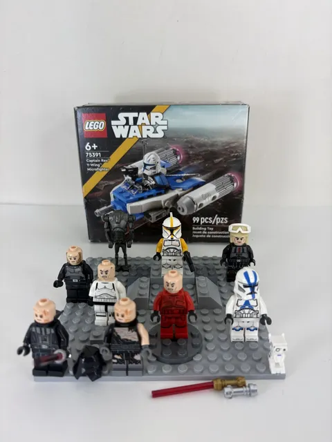 Lot Lego Star Wars Mini Figures & 75391 Captain Rex Y-Wing Agent Alexsandr