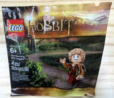 LEGO The Hobbit 5002130 Good Morning Bilbo Baggins Polybag Fig NEW SEALED Rare
