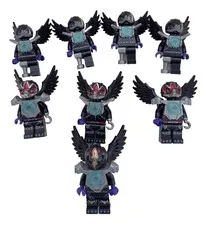 LEGO Legends of Chima Raven Tribe Rare Minifigure Lot of 8