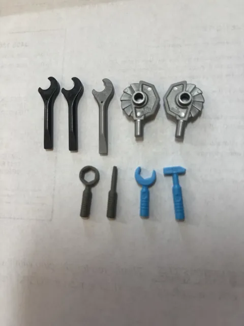 Lot Of 9 LEGO Hand Tools (read Description)
