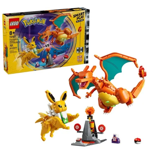 Lego Pokemon Smart Play Set 72167 Charizard vs. Jolteon Ultimate Battle ! NIB