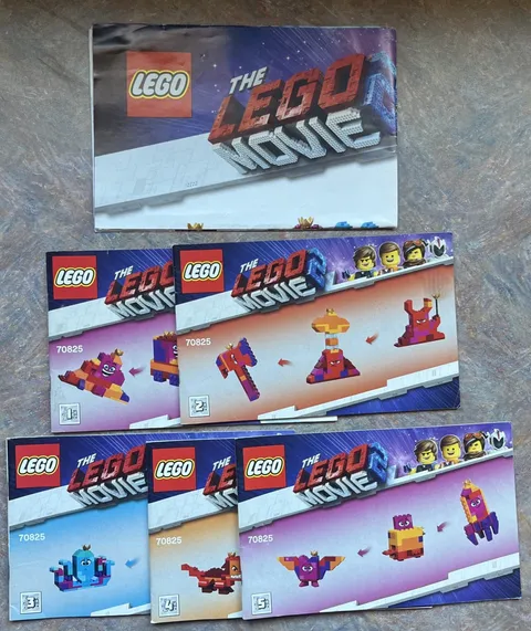 Lego ~  Instructions Manual Booklets & small poster ~ The Lego Movie 2 ~ 70825