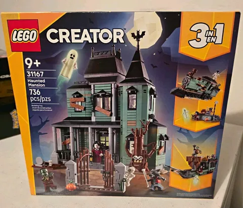 LEGO Creator 3-in-1 Haunted Mansion Building Set 31167, 736 pcs, 9+