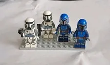 LEGO Star Wars Mandalorian Battle Pack 75373 Minifigures + Instruction Book 