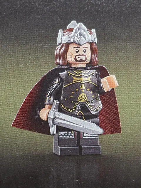 NEW LEGO Lord Of The Rings King Aragorn Minifigure LOTR lor163