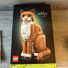 Lego 21376 Ideas Orange Cat EMPTY BOX Just The Box And Manual.