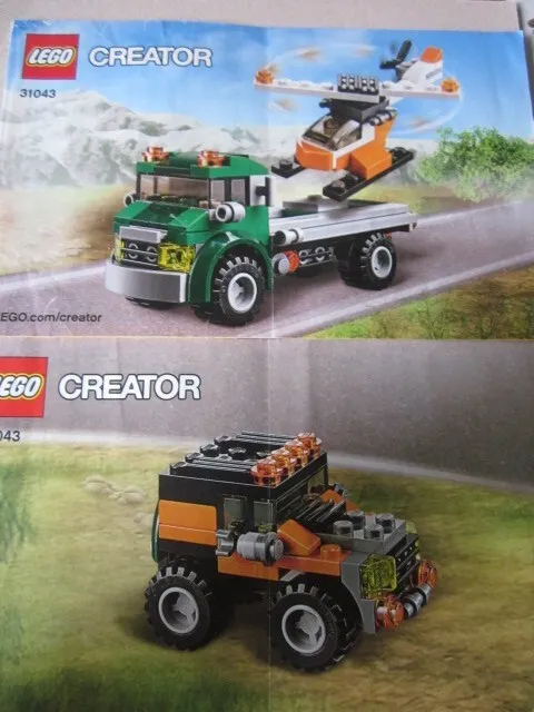 Lego Building Instructions Instruction Creator 31043, 2 Pieces