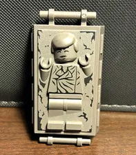 LEGO Star Wars Han Solo in Carbonite Minifigure in Gray Display Case