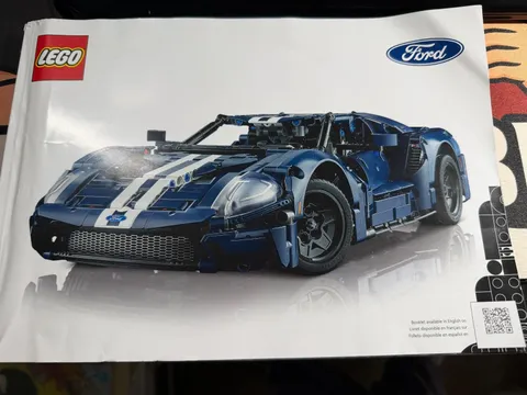 LEGO Technic 2022 Ford GT (42154) Instruction Manual ONLY-Original Guide