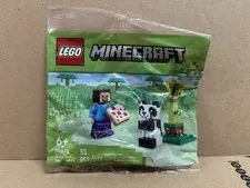LEGO Minecraft - 30672 - Steve and Baby Panda Polybag - NEW - FREE SHIPPING
