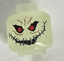 Glow in the Dark Lego Scarecrow Head 7785 7786 