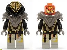 LEGO Minifigure Space Sp045 UFO Zotaxian Alien Gray Overlord (Alpha Draconis)