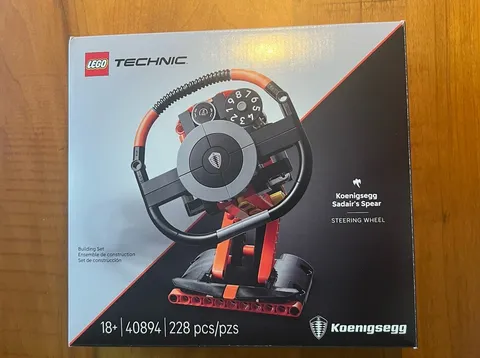 LEGO Technic 40894 Koenigsegg Steering Wheel BRAND NEW SEALED 