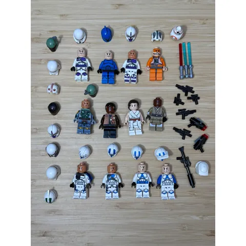 LEGO Star Wars Minifigure Lot 501st Clone Troopers Boba Fett Rey Finn Mace Windu