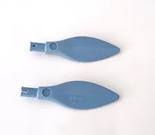 LEGO Mosasaurus Dino 6721 Replacement Part - Flippers with Pin San Blue 40386 x2