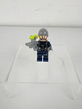 LEGO JURASSIC PARK / WORLD ACU GUARD MALE MINIFIGURE jw018 USED 75927 w/DART GUN