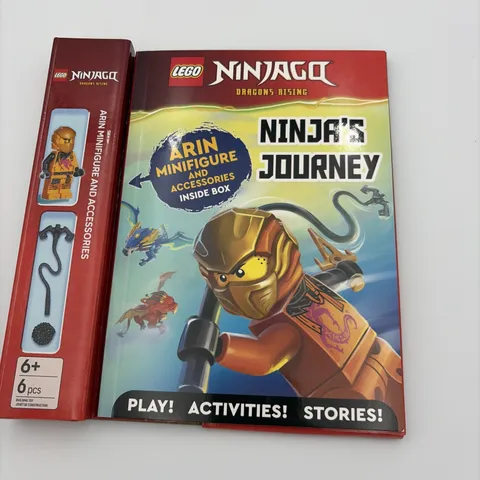 LEGO Ninjago Dragons Rising Ninja’s Journey Activity Book w/Arin Minifig